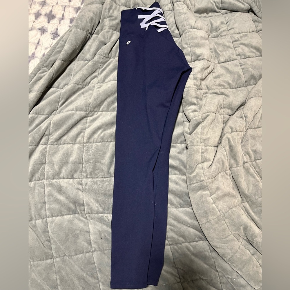 Fabletics Criss cross Back Leggings Navy